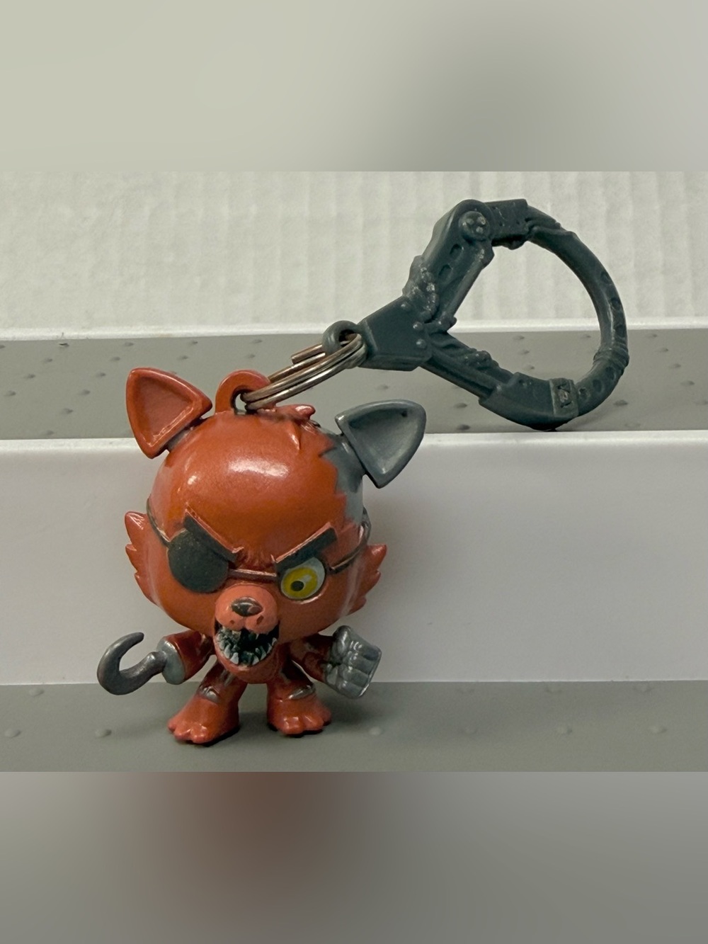 FNAF Foxy Backpack Hanger Clip Vintage 2016 Just Toys Collectible